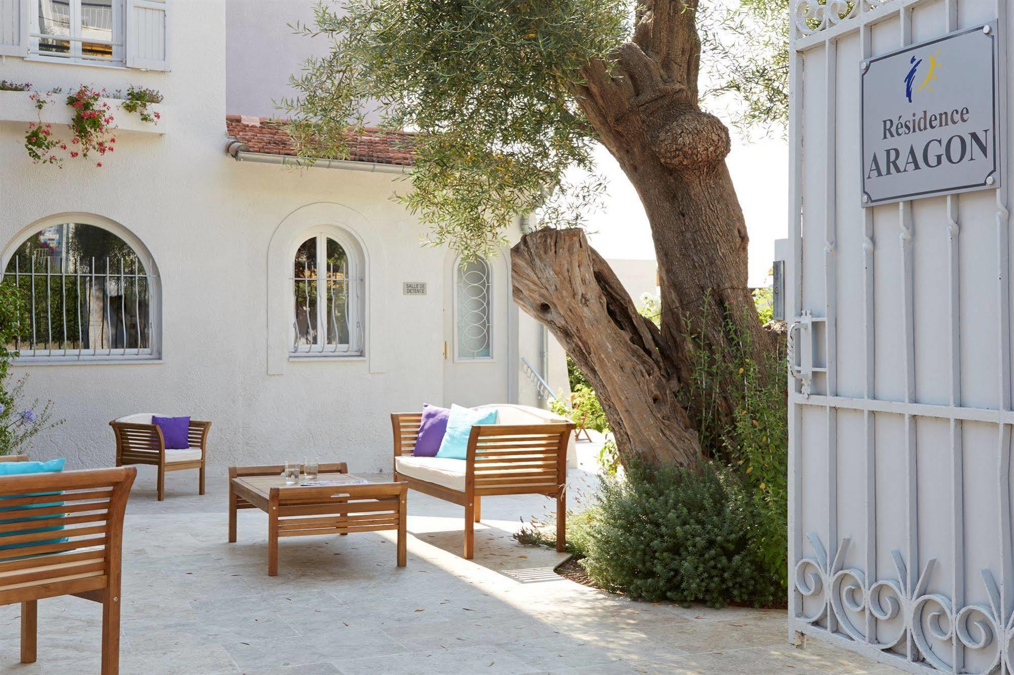 Residence Aragon Juan-les-Pins Exterior foto